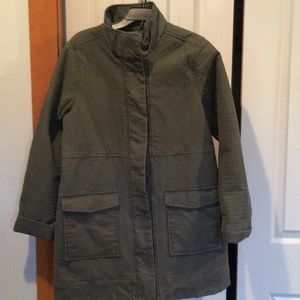 Prana Large Ladies Olive Green Car Coat